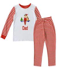 Little Town  Little Town Dad Elf Christmas Pajama Set (NO RETURNS OR EXCHANGE ON THIS PRODUCT) - 7000 in warri, delta state, Nigeria