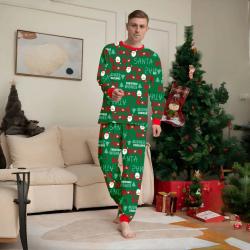 Little Town Little Town Adult Male Matching Family Pajamas Green (NO RETURNS OR EXCHANGE ON THIS PRODUCT) - 17950 in warri, delta state, Nigeria