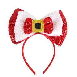 Little Town Little Town Christmas Headband For Adults & Kids, Red/White Bow (NO RETURNS OR EXCHANGE ON THIS PRODUCT) - 6200 in warri, delta state, Nigeria