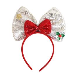 Little Town Little Town Christmas Headband For Adults & Kids, Silver Bow (NO RETURNS OR EXCHANGE ON THIS PRODUCT) - 6200 in warri, delta state, Nigeria