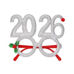 Little Town Little Town Glitter 2026 Holiday Glasses Silver  (NO RETURN OR EXCHANGE ON THIS PRODUCT) - 3200 in warri, delta state, Nigeria