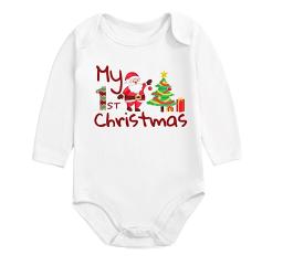Little Town Little Town My First Christmas Baby Unisex Pajamas-white (NO RETURNS OR EXCHANGE ON THIS PRODUCT) - 8500 in warri, delta state, Nigeria