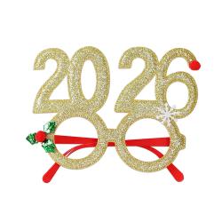 Little Town Little Town Glitter 2026 Holiday Glasses-Gold (NO RETURN OR EXCHANGE ON THIS PRODUCT) - 3200 in warri, delta state, Nigeria