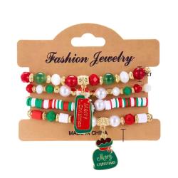 Little Town Little Town 4-Piece Christmas Bracelets Set -Multicolour/Merry Christmas (NO RETURNS OR EXCHANGE ON THIS PRODUCT) - 6200 in warri, delta state, Nigeria