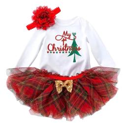 Little Town Little Town Baby Girl My First Christmas Tutu Set-Red/White(NO RETURNS OR EXCHANGE ON THIS PRODUCT) - 15500 in warri, delta state, Nigeria